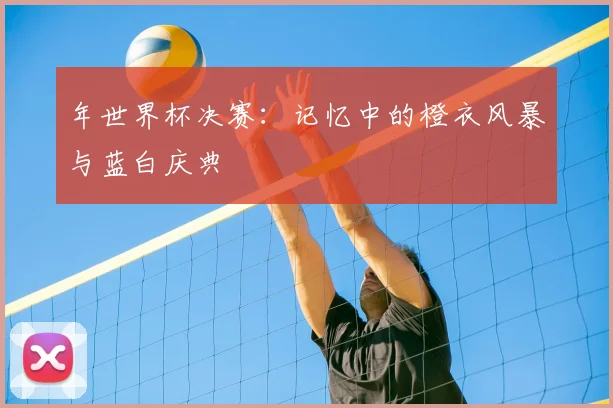年世界杯决赛：记忆中的橙衣风暴与蓝白庆典